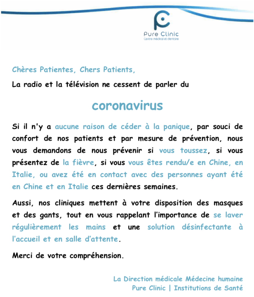 Coronavirus ou COVID-19